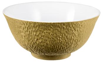 Small chinese soup bowl yellow gold - Raynaud